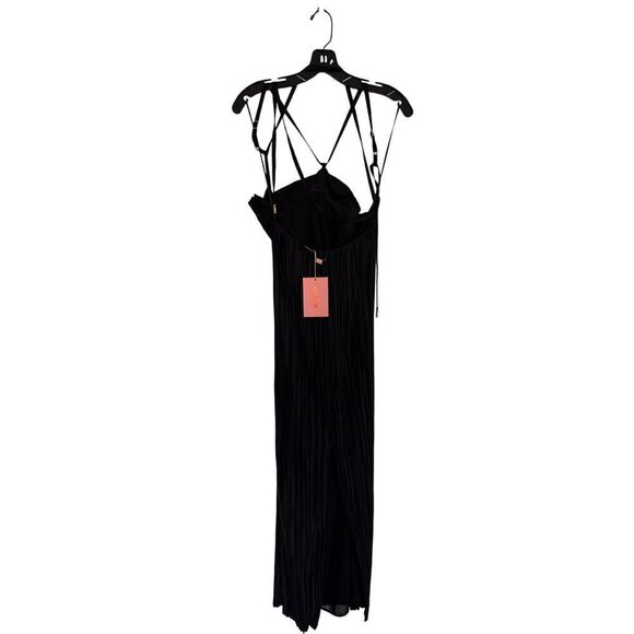 Cult Gaia Mitra Sleeveless Halter Gown in Black Small - Picture 9 of 11